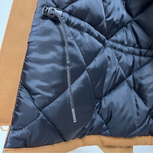 NWT Carhartt C003 Loose Fit Firm Duck Insulated Traditional Coat, Brown, 2XL - Picture 12 of 14